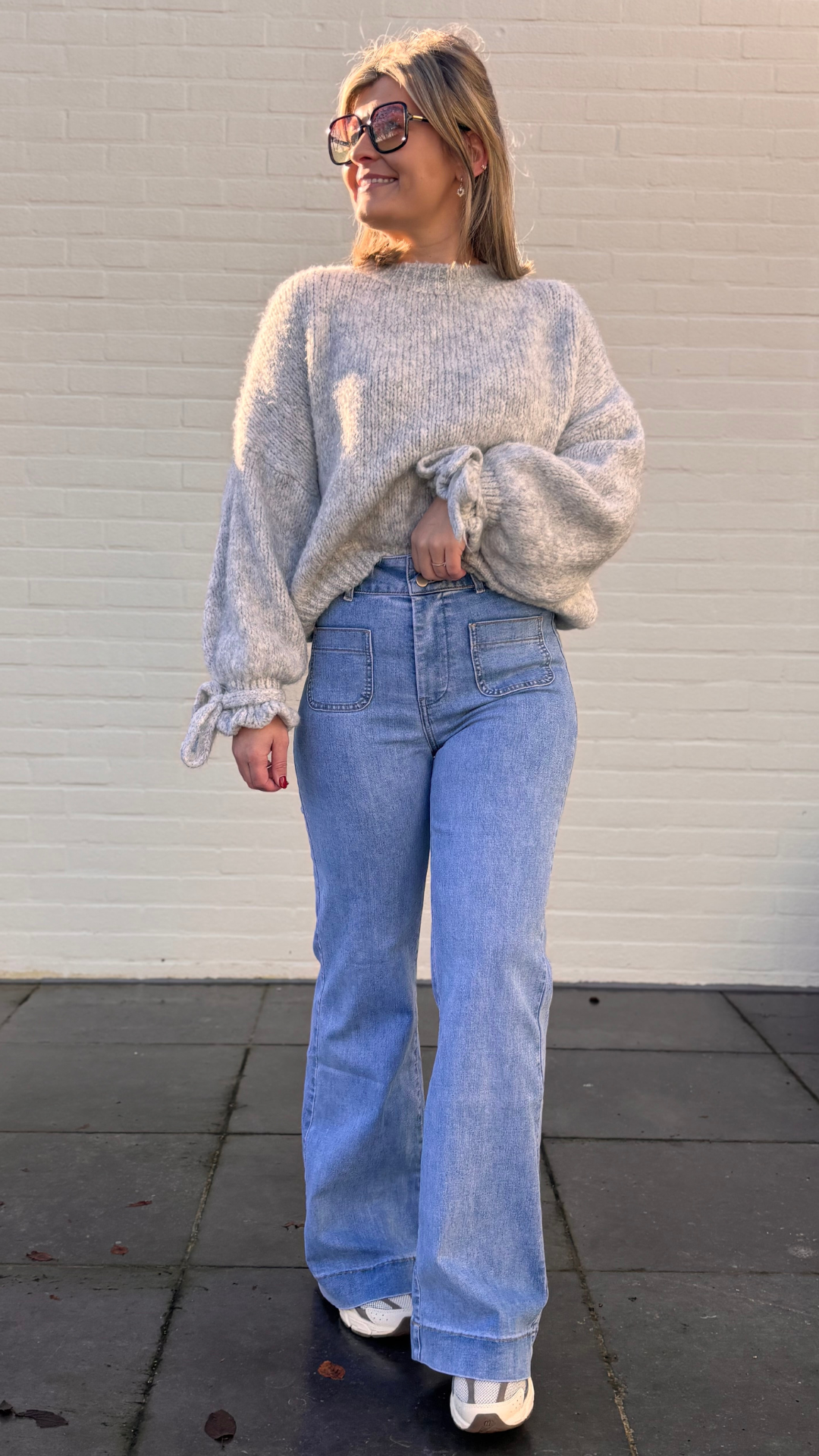 Grey knit