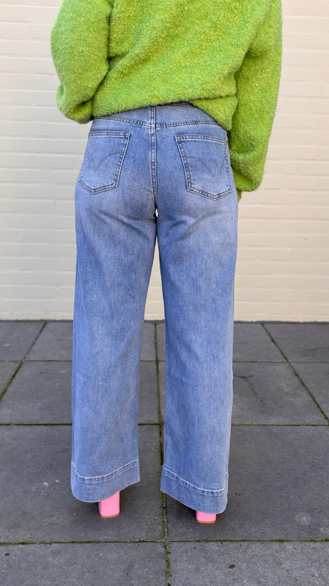 Jeans rainbow pocket