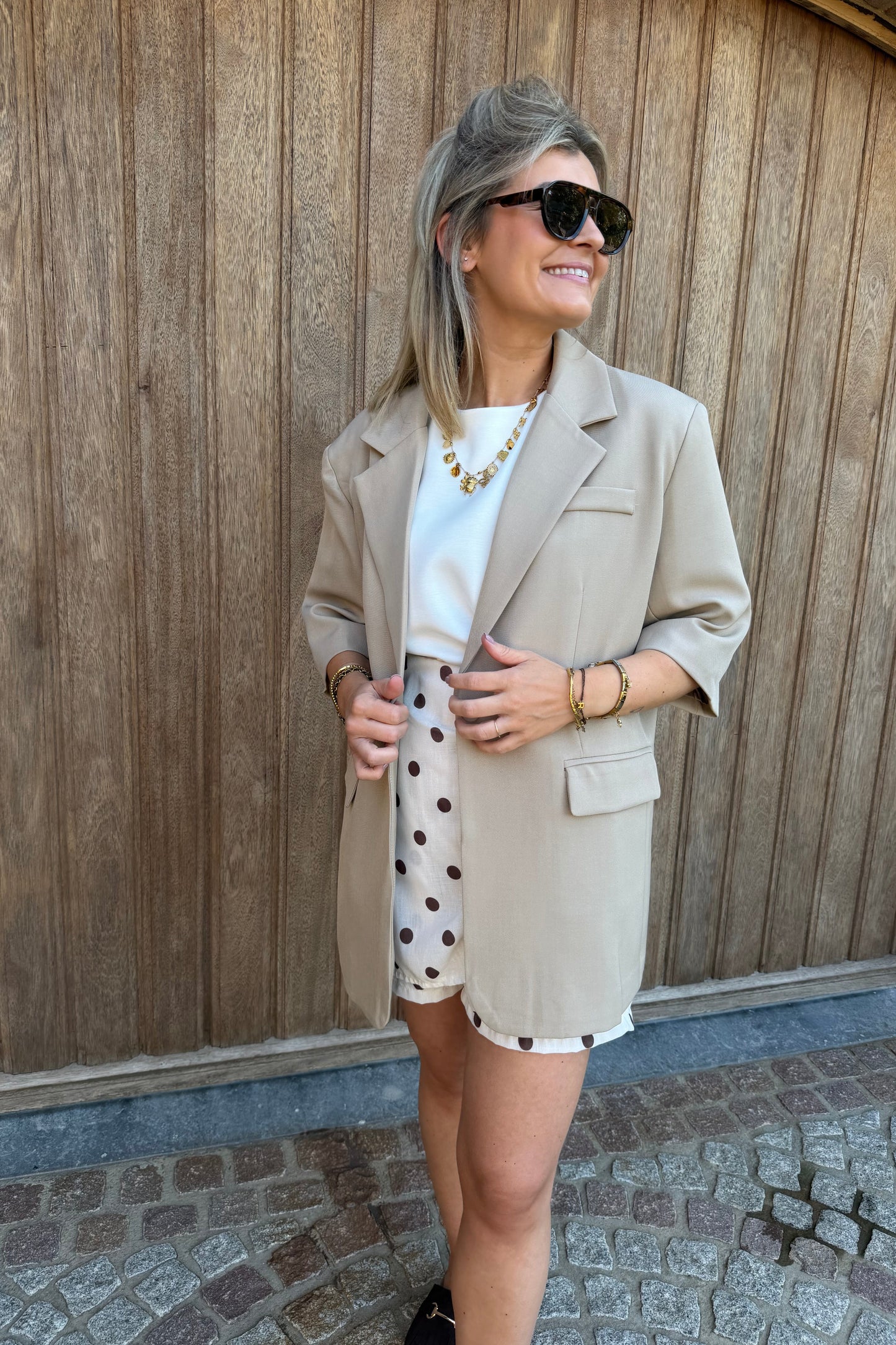 Lucie skort dots