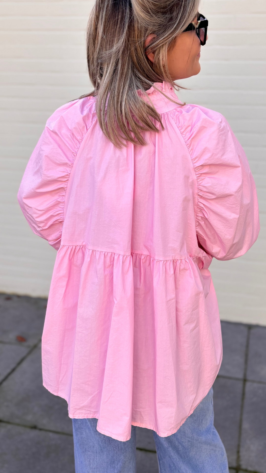 Bubblegum pink shirt