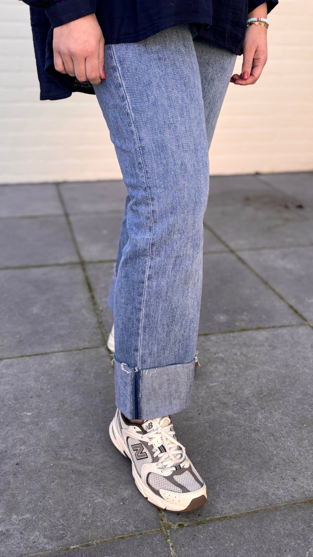 Cuffed jeans