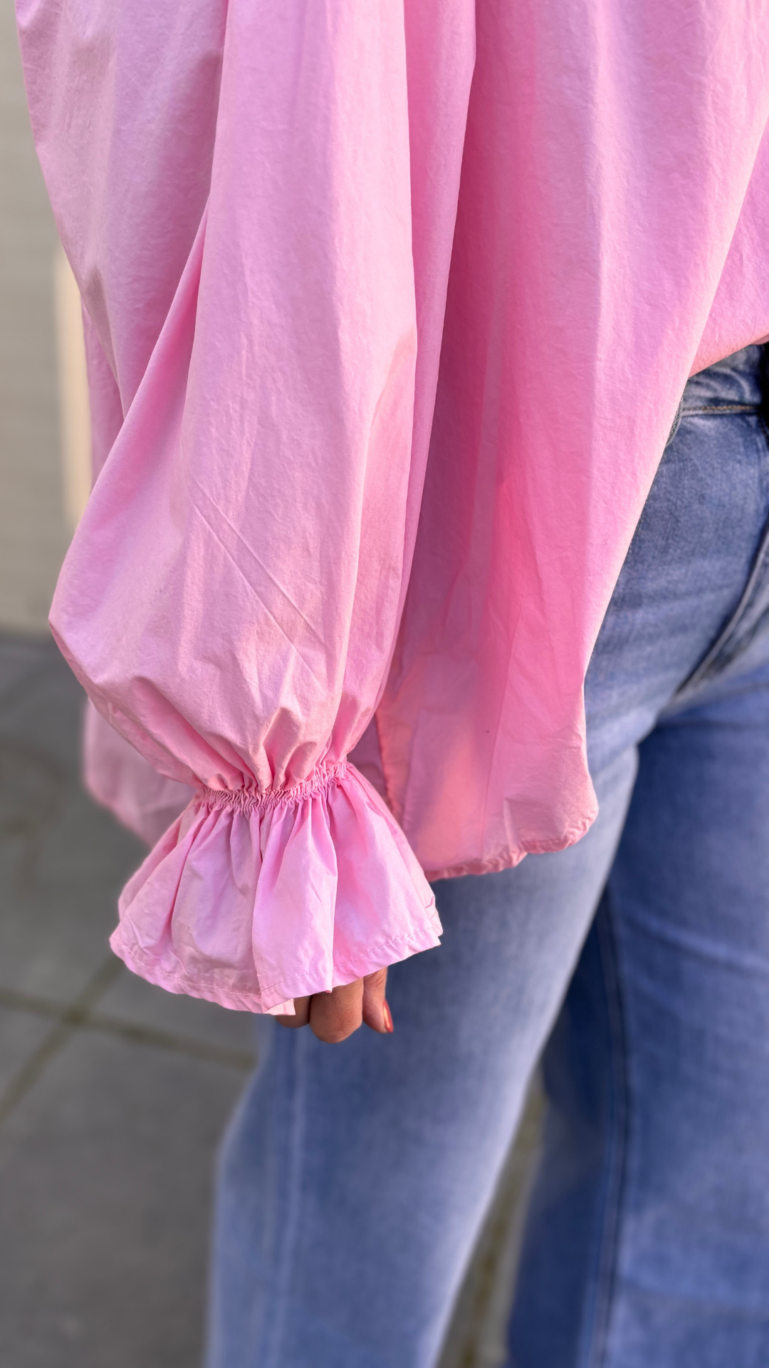 Bubblegum pink shirt