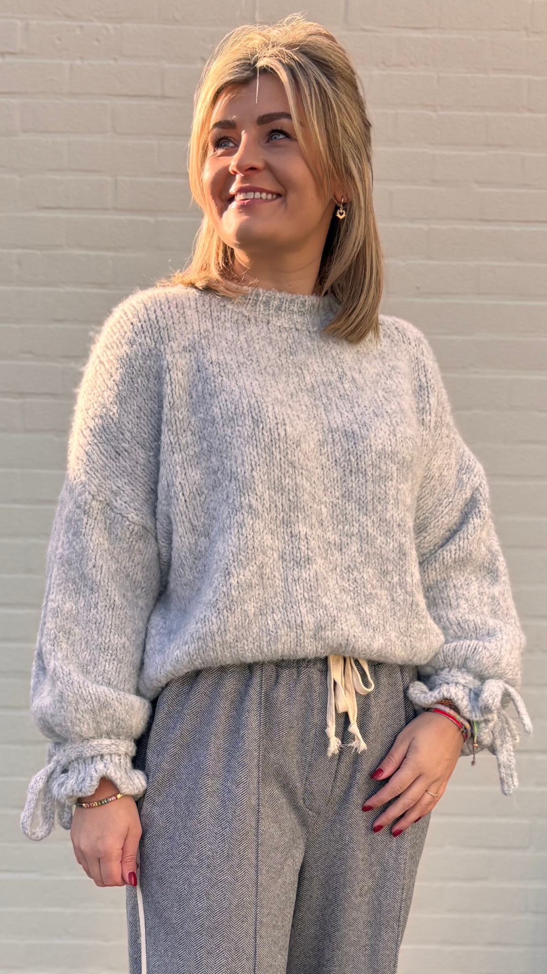 Grey knit