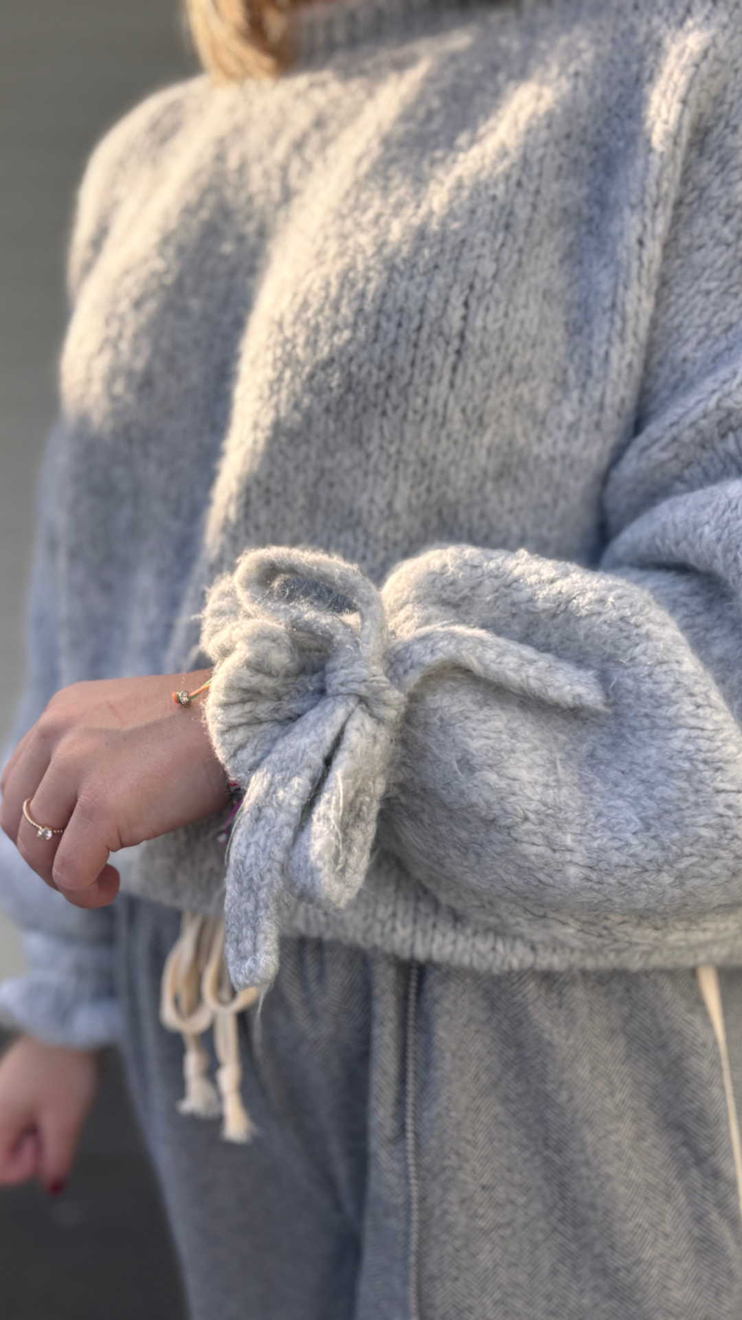 Grey knit