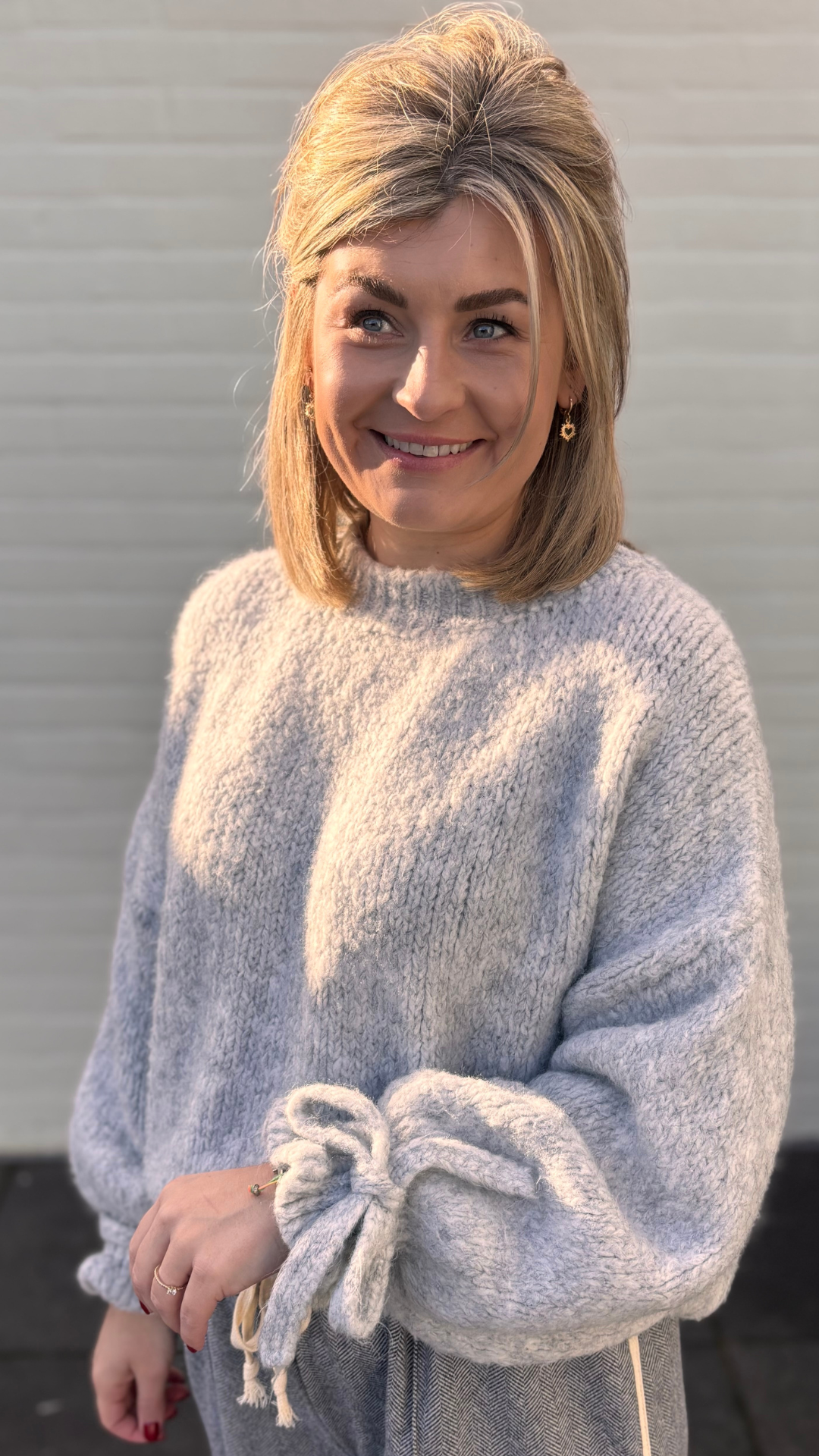 Grey knit