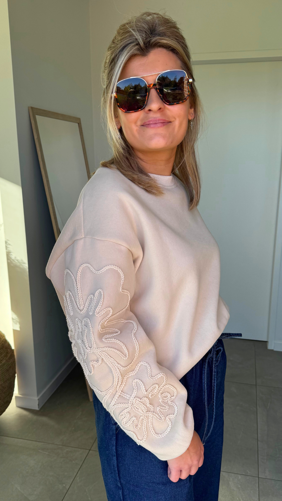 Bea sweater ecru