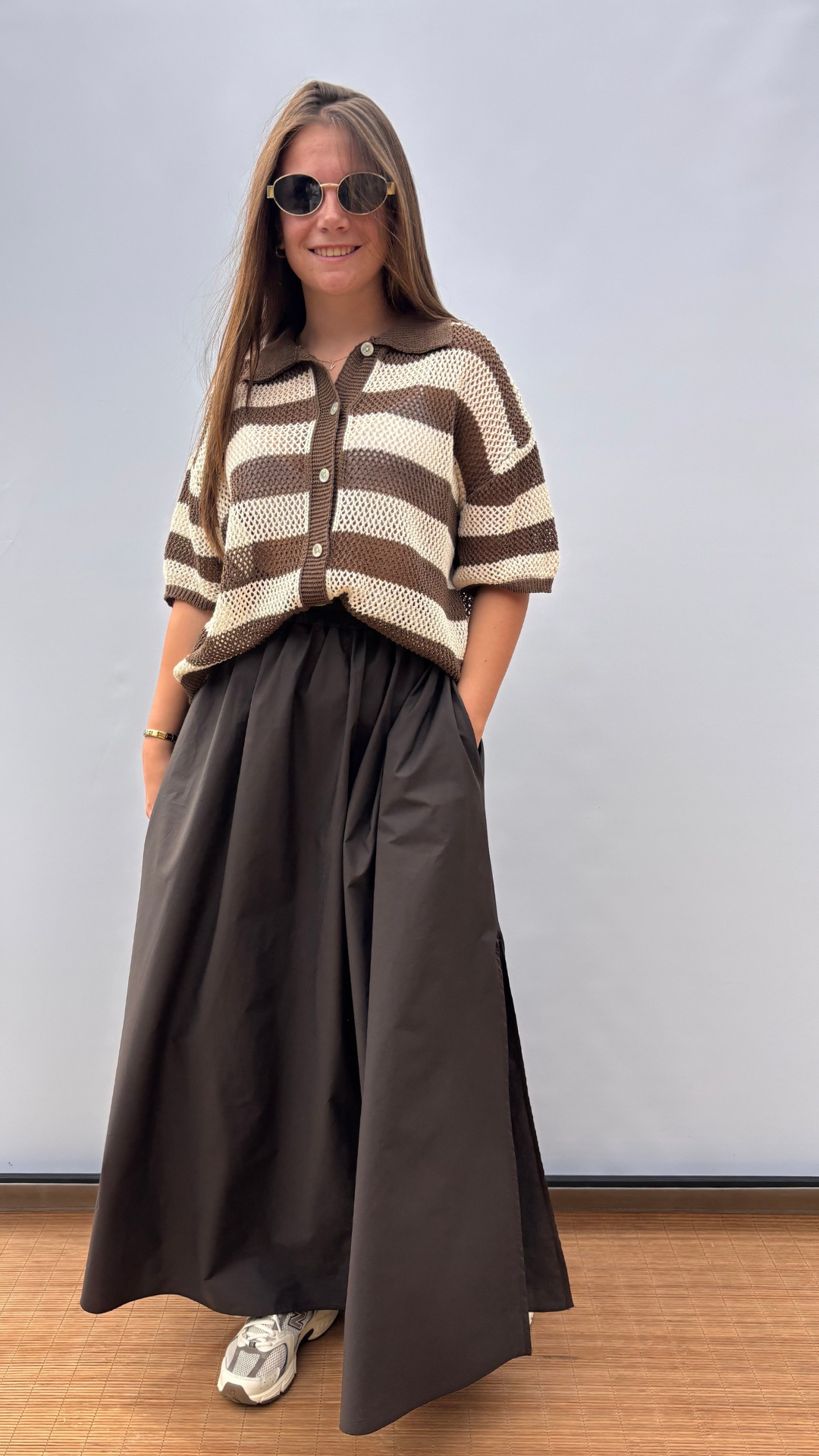 Café noir maxi skirt