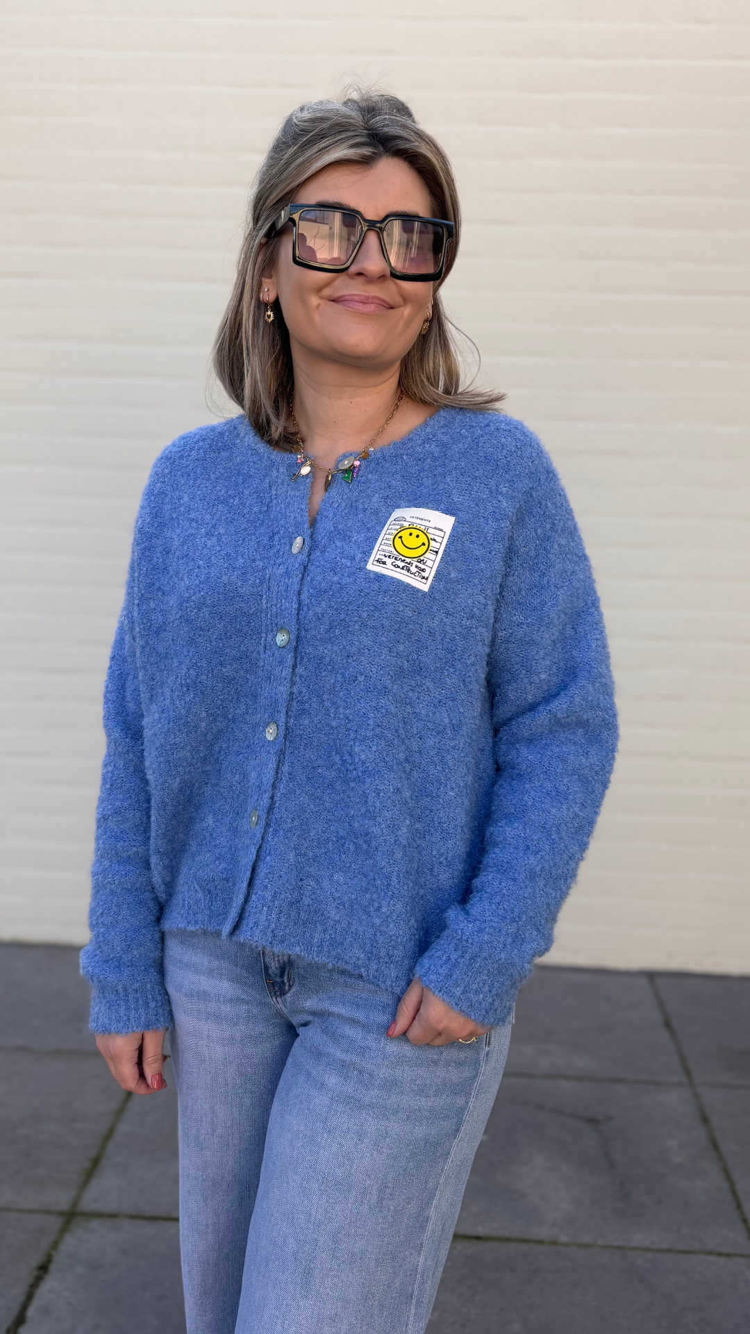 Smiley cardigan