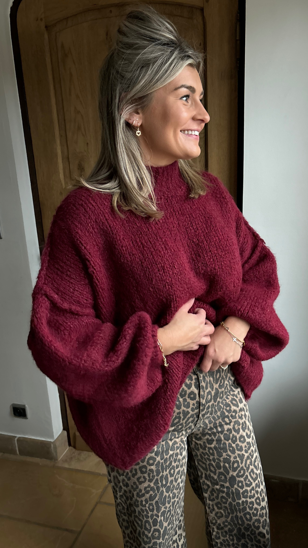 Bordeaux knit