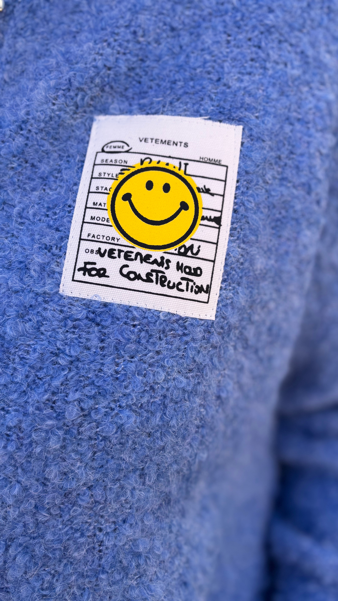 Smiley cardigan