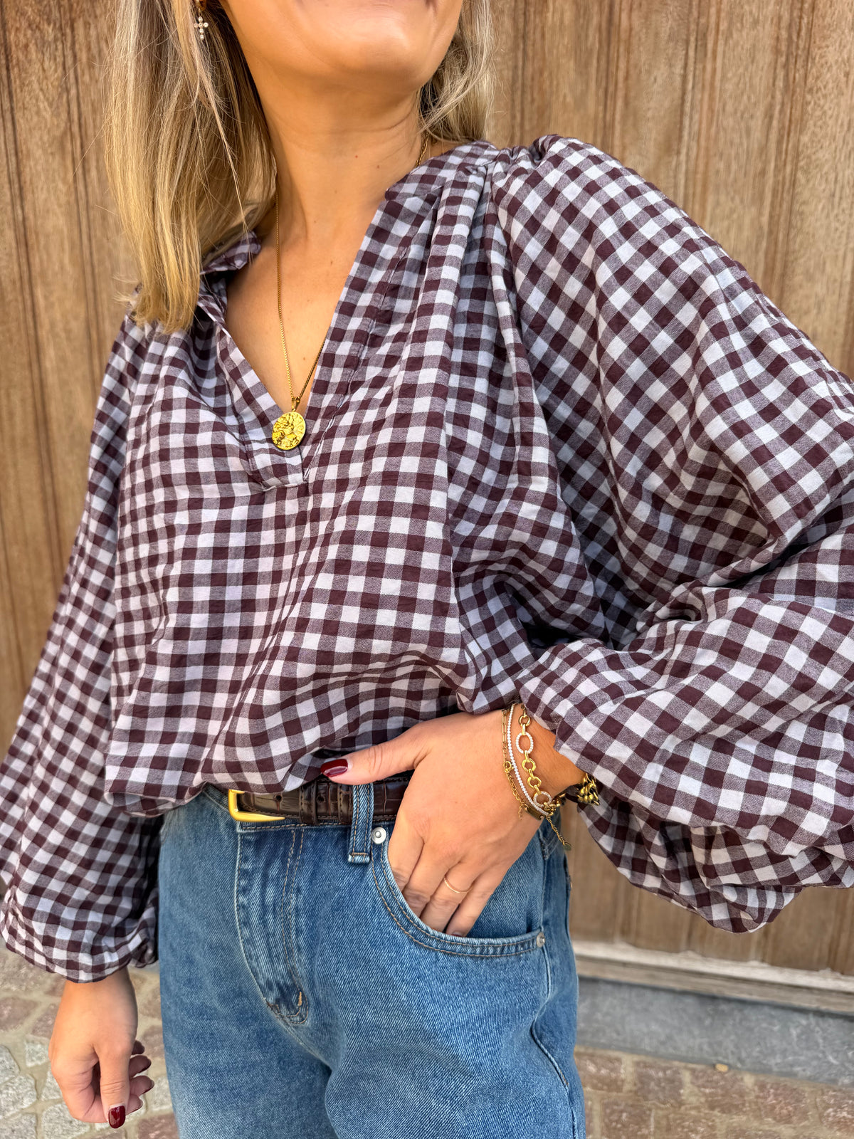 Vichy blouse
