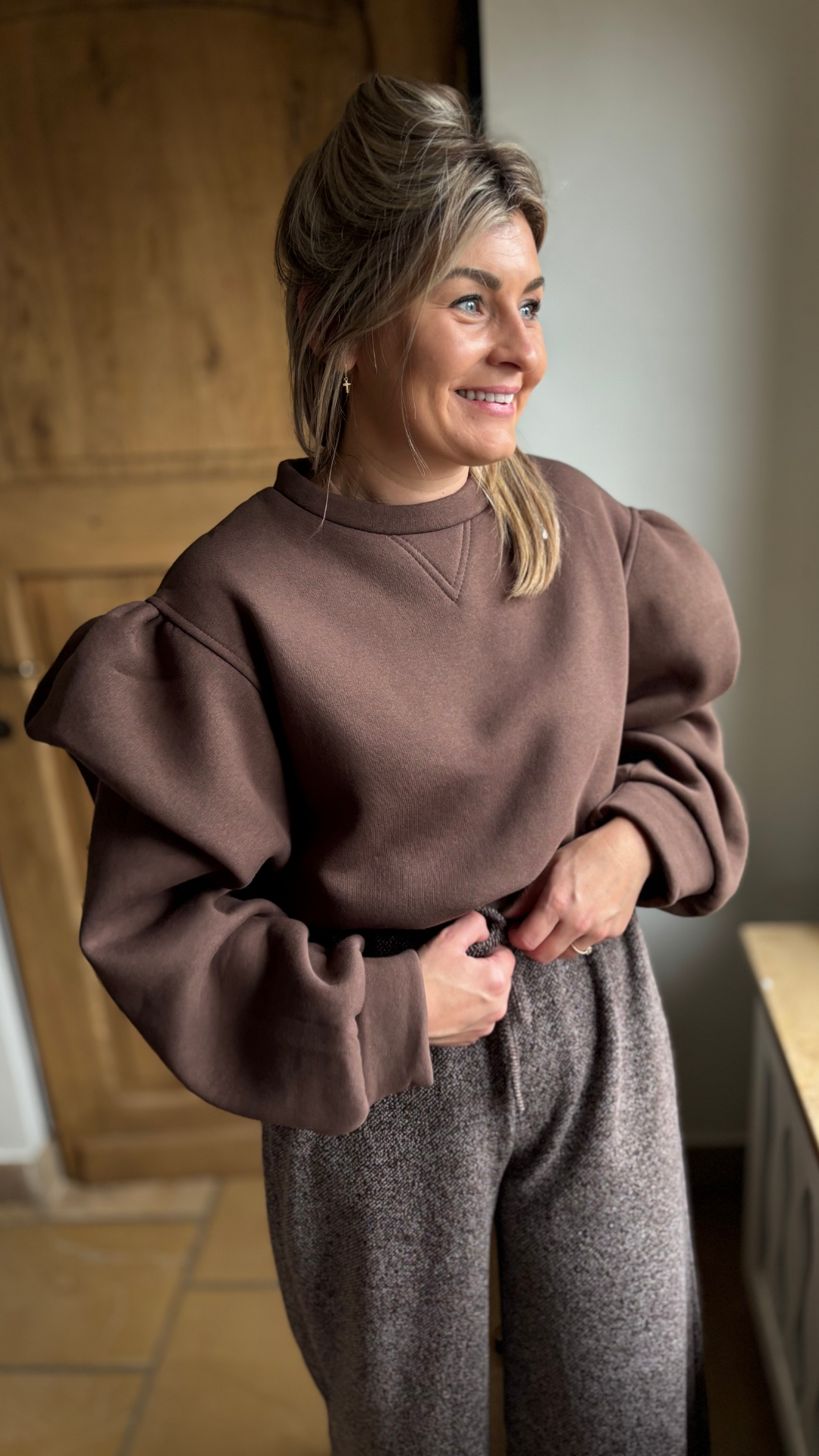 Chocolate sweater