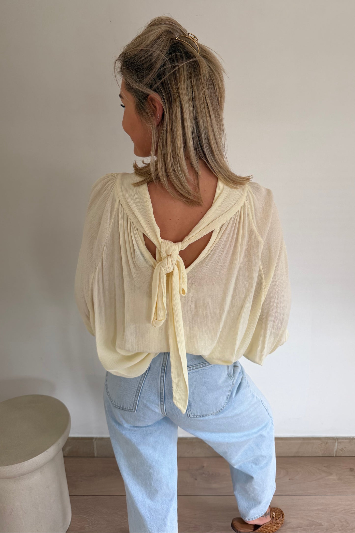 Clarisse blouse Butter Yellow