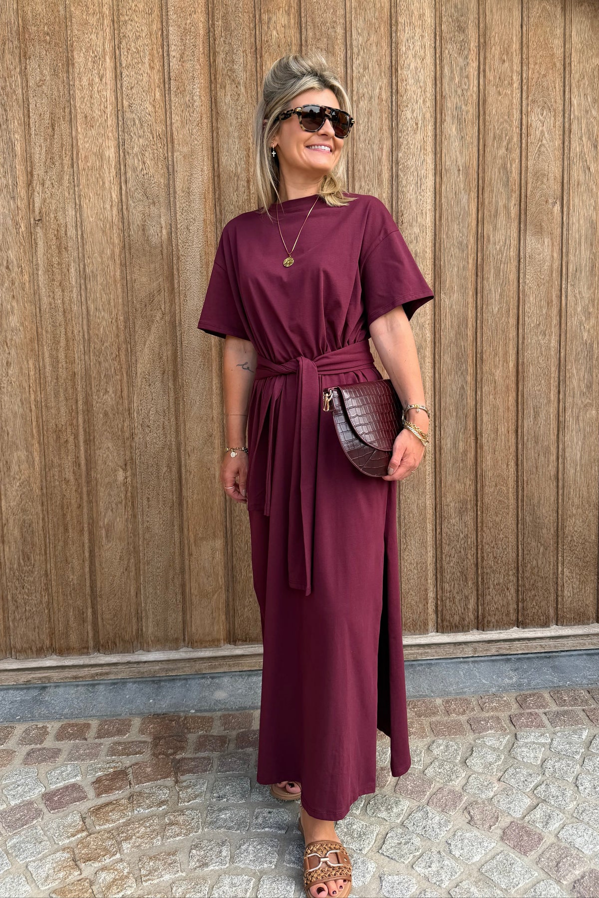 Izzy Dress Bordeaux