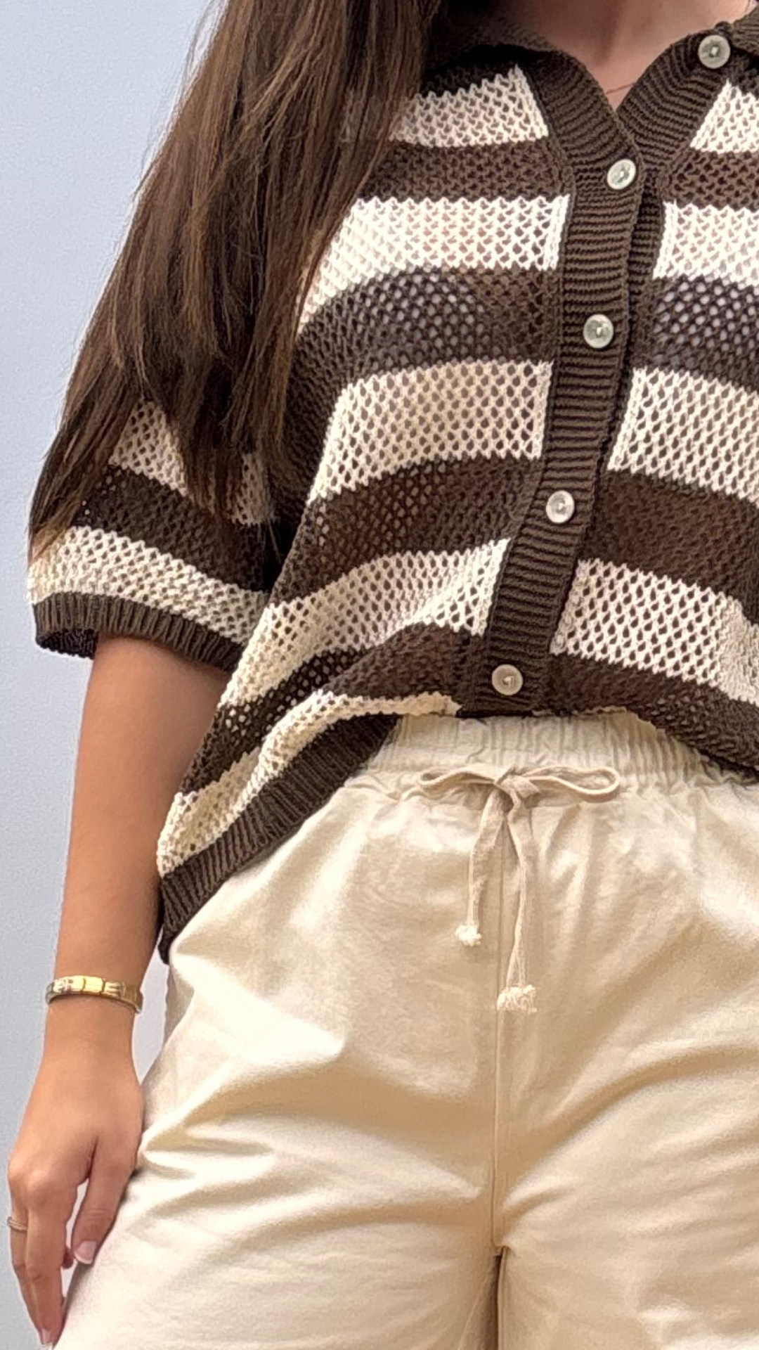 Cappuccino Crochet top