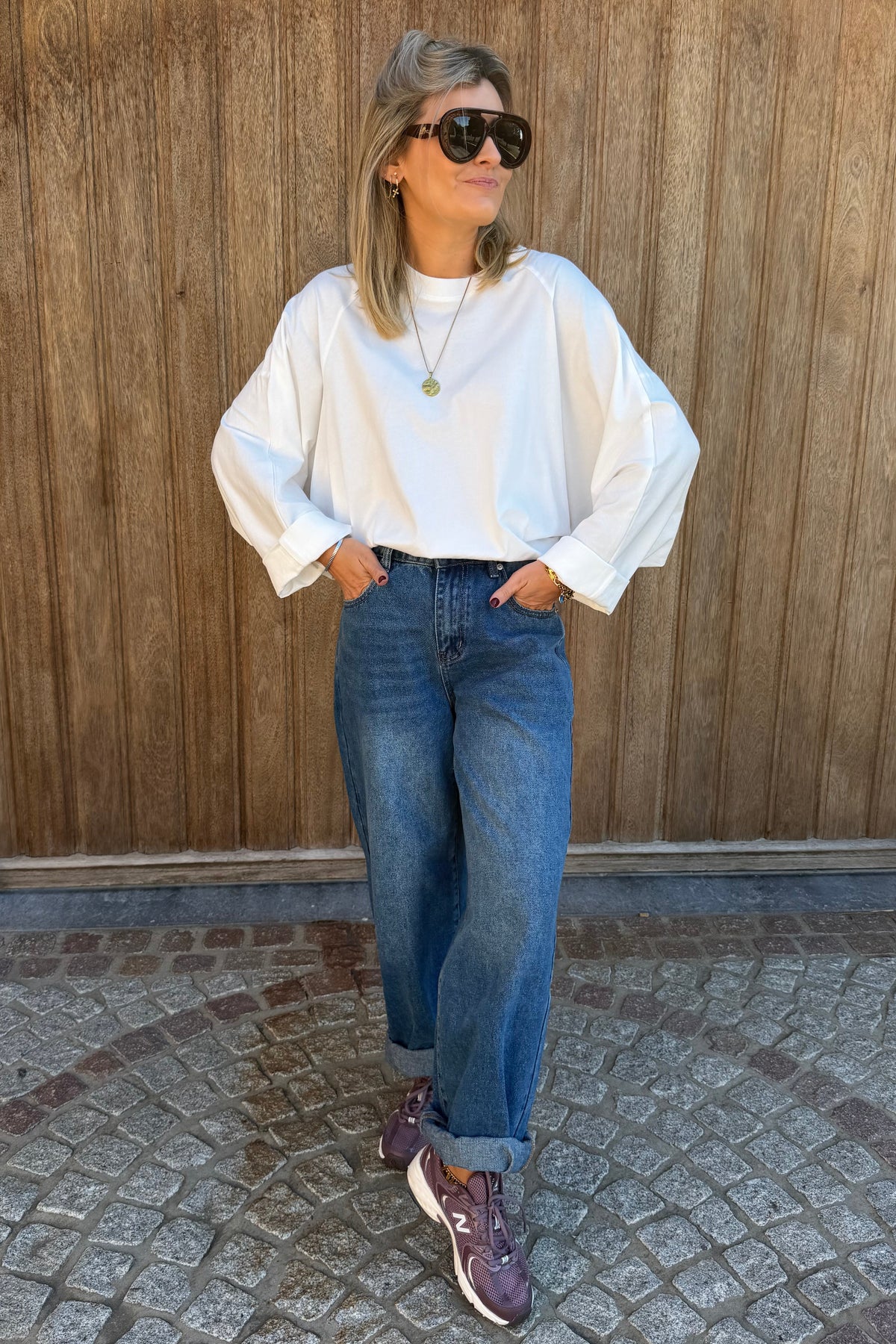Phoebe longsleeve (wit)