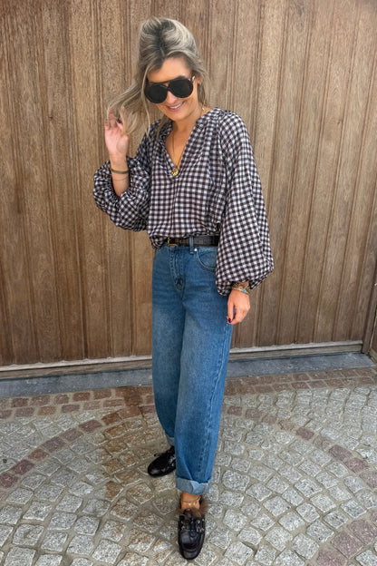 Vichy blouse
