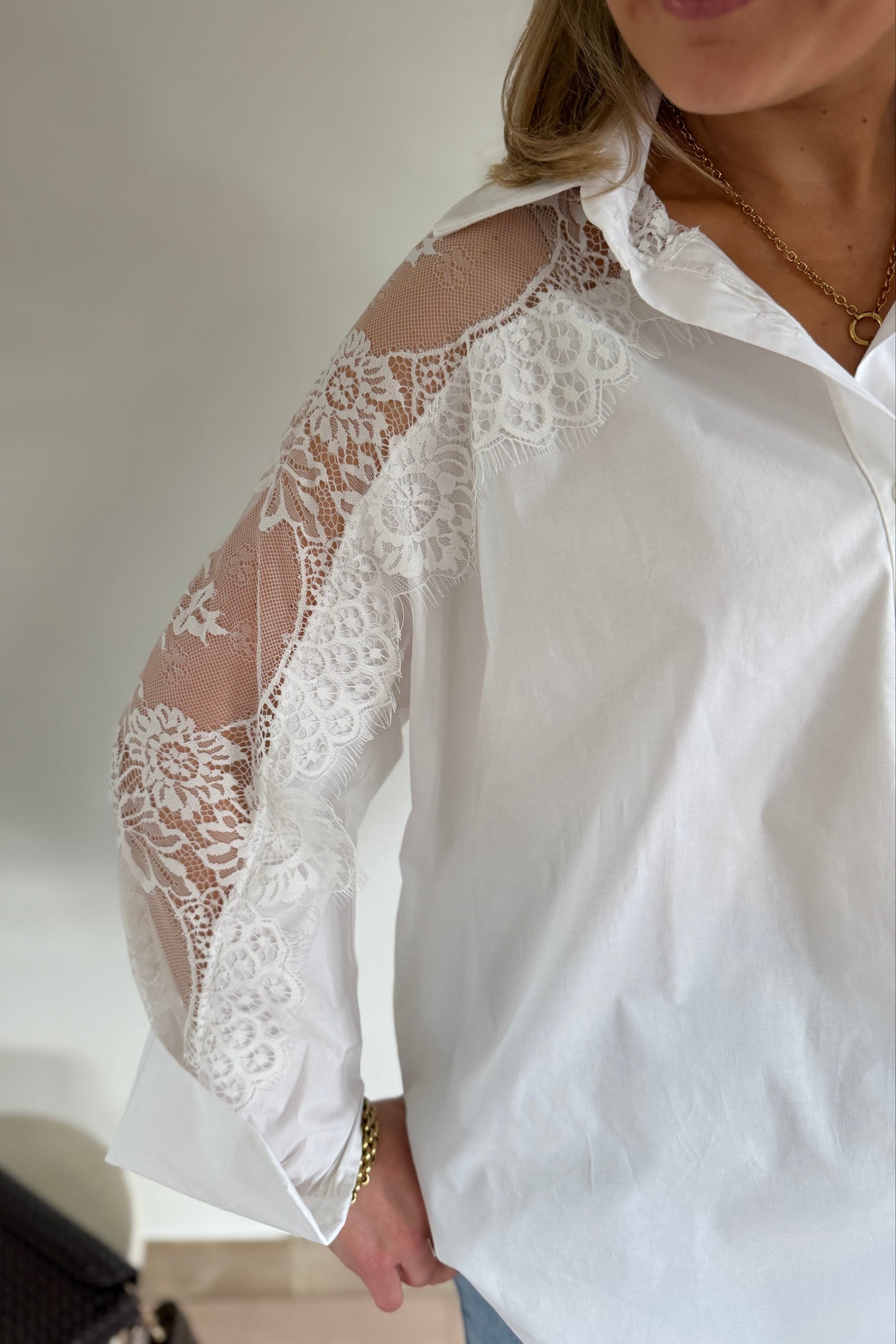Milly Lace Blouse Wit