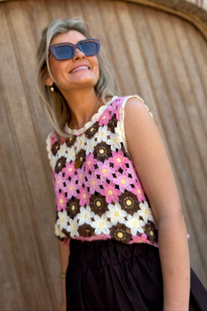 Flora Crochet Top