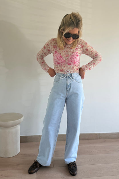 Ivar lace top Wit