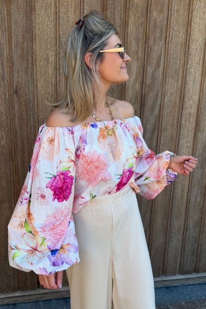 Fleur blouse off shoulder