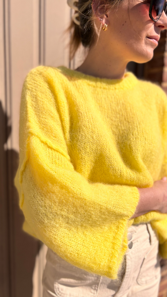 Yellow mohair