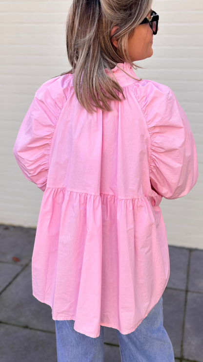 Bubblegum pink shirt
