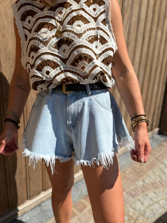 Elodie short light jeans