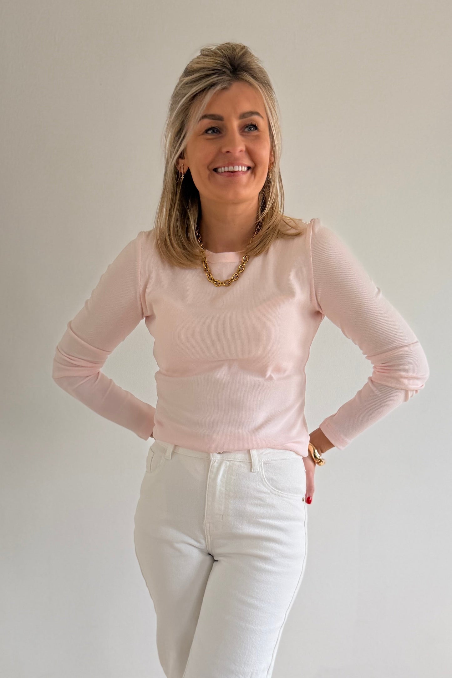 Zita longsleeve Baby pink