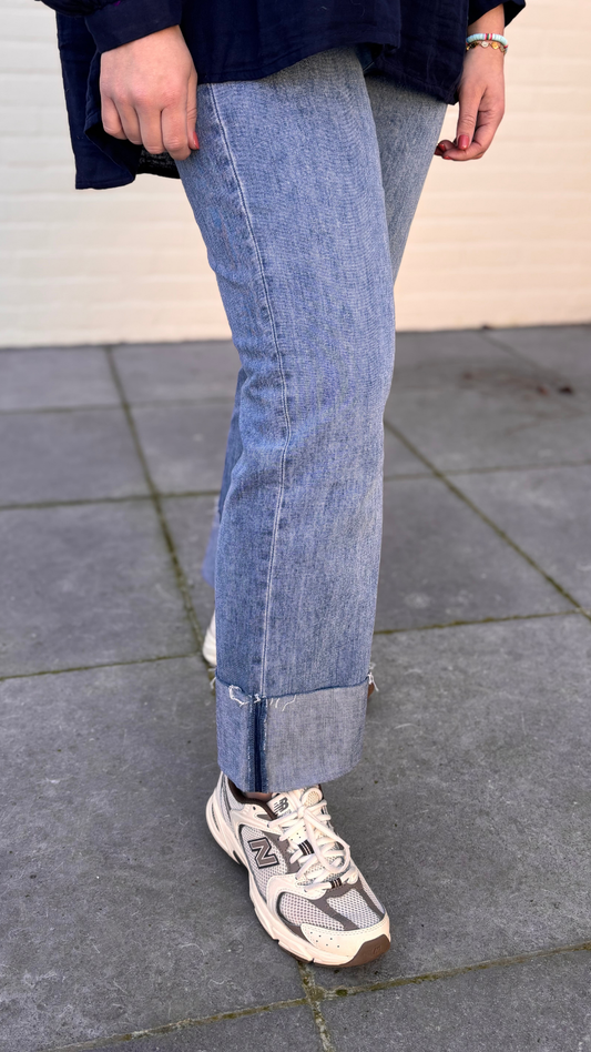 Cuffed jeans