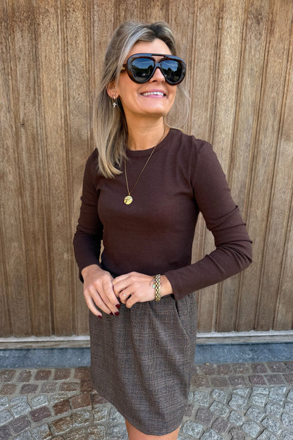 Cara longsleeve (bruin)