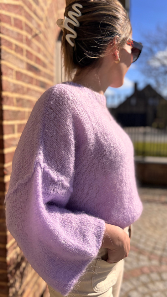 Lila mohair