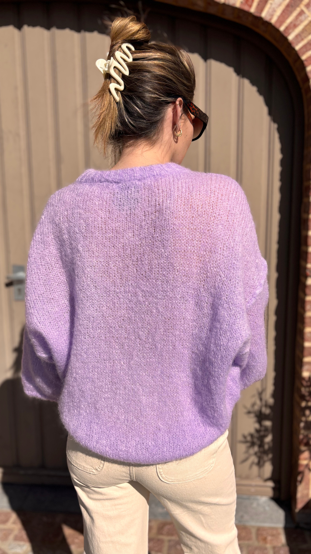 Lila mohair
