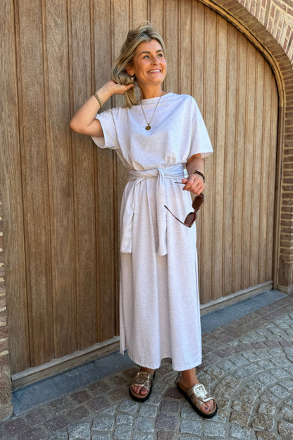 Izzy dress lichtgrijs