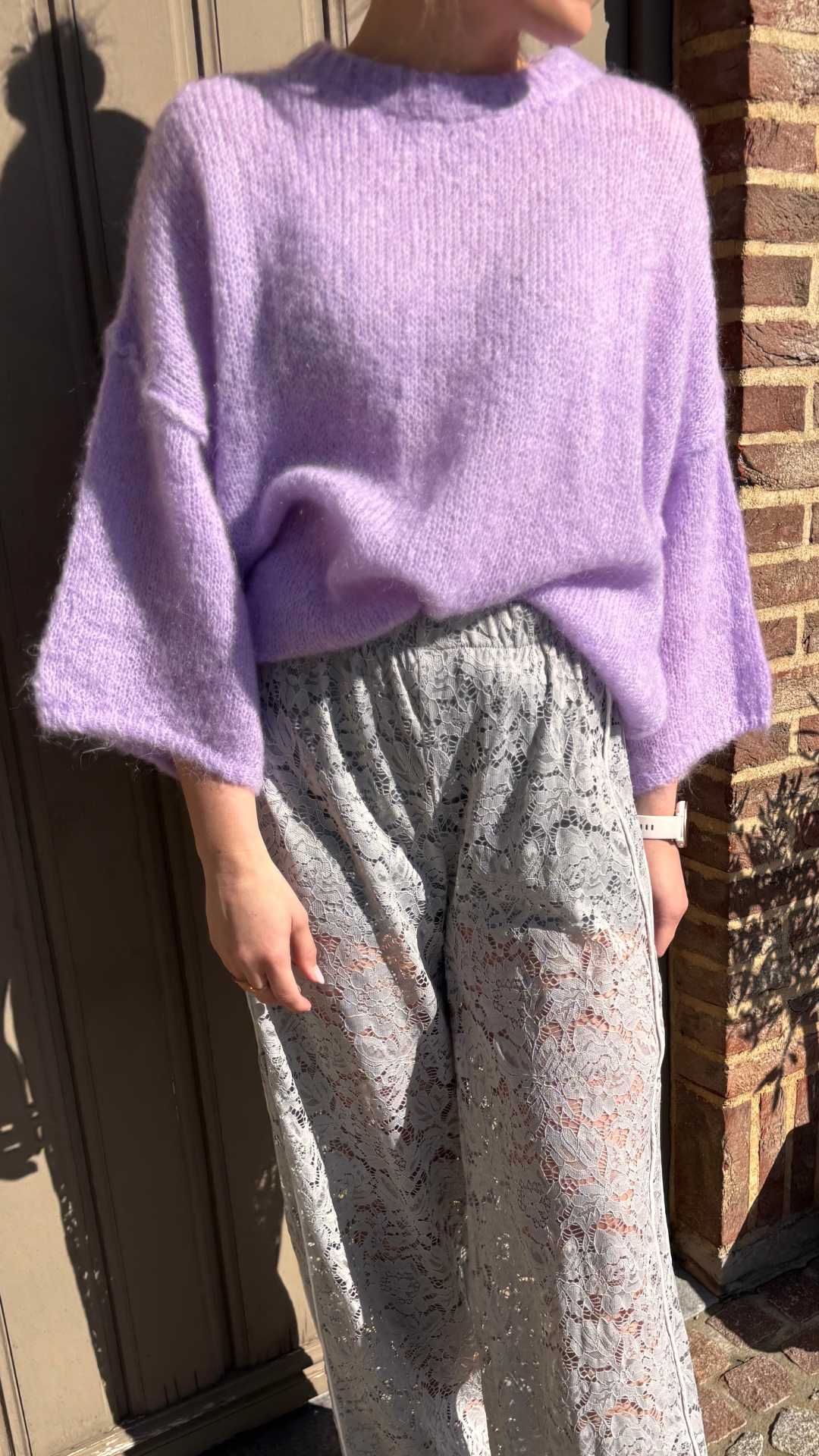 Lila mohair