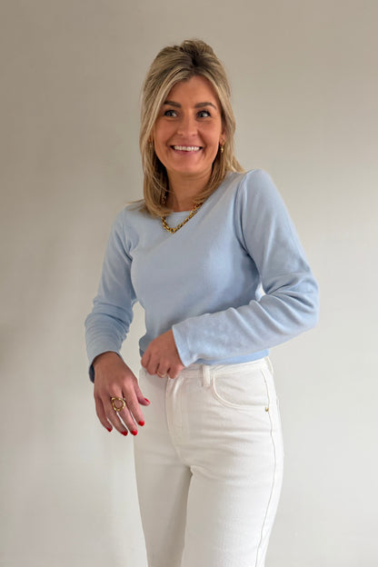 Zora longsleeve Baby blue