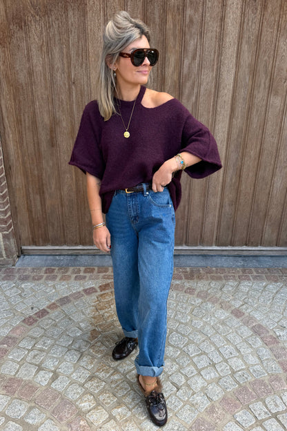 Sue knit (Plum)