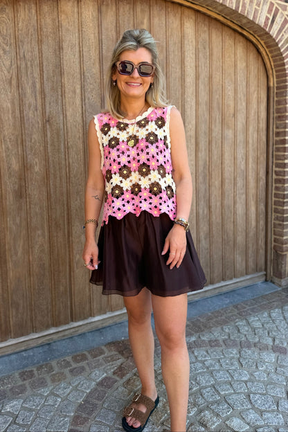 Flora Crochet Top