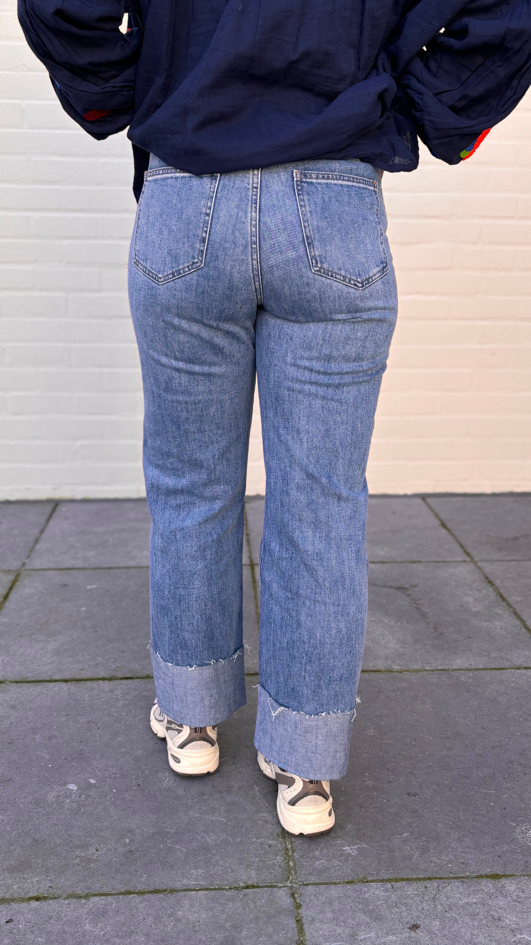 Cuffed jeans