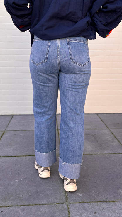 Cuffed jeans