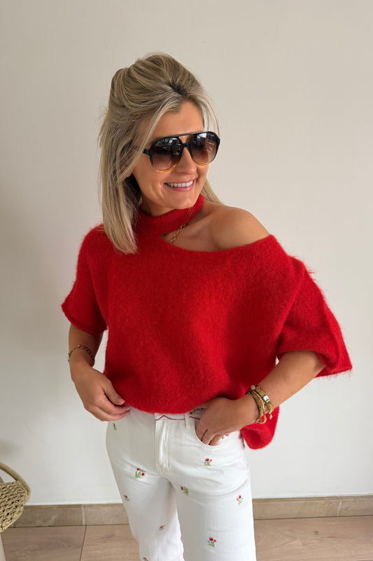 Lio Knit Red