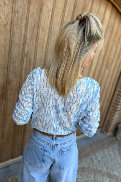 Juno Top blauw