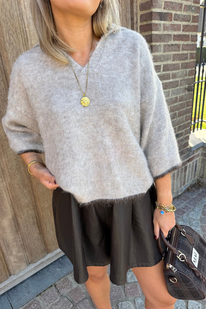 Estelle Polo knit (beige)