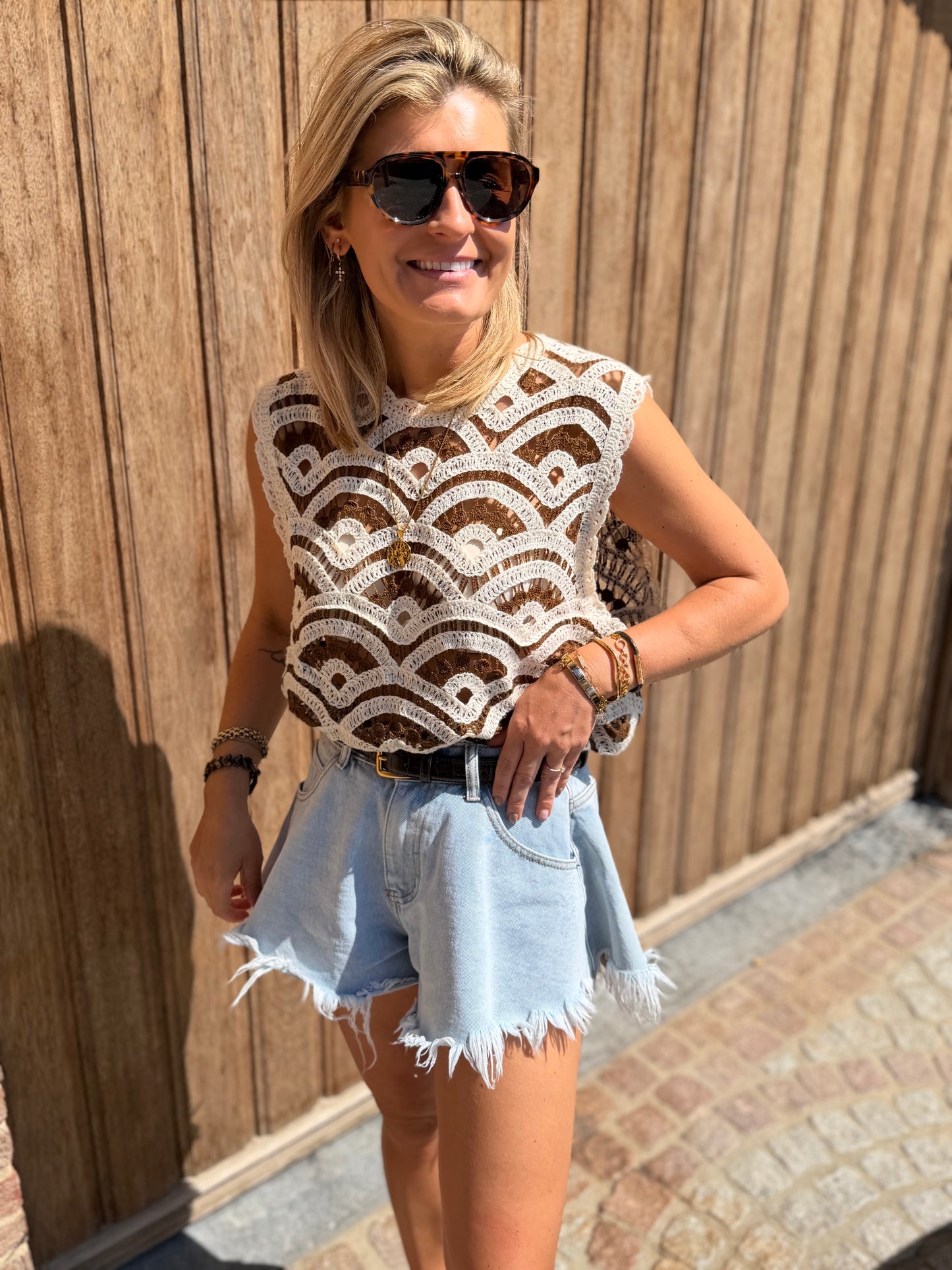 Elodie short light jeans