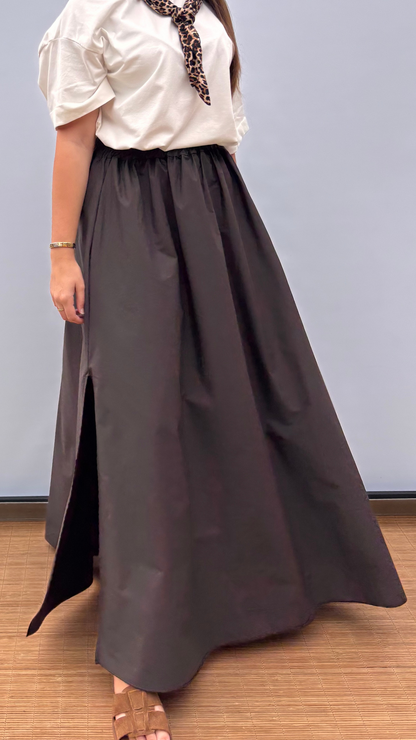 Café noir maxi skirt