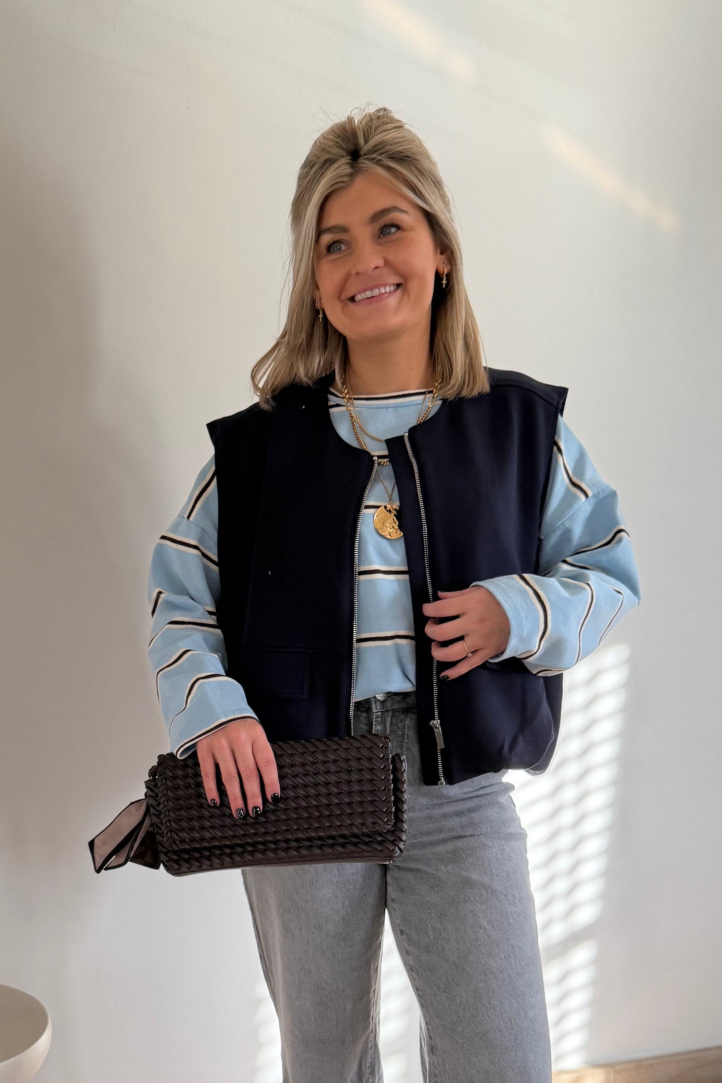 Ona Sweatshirt lichtblauw