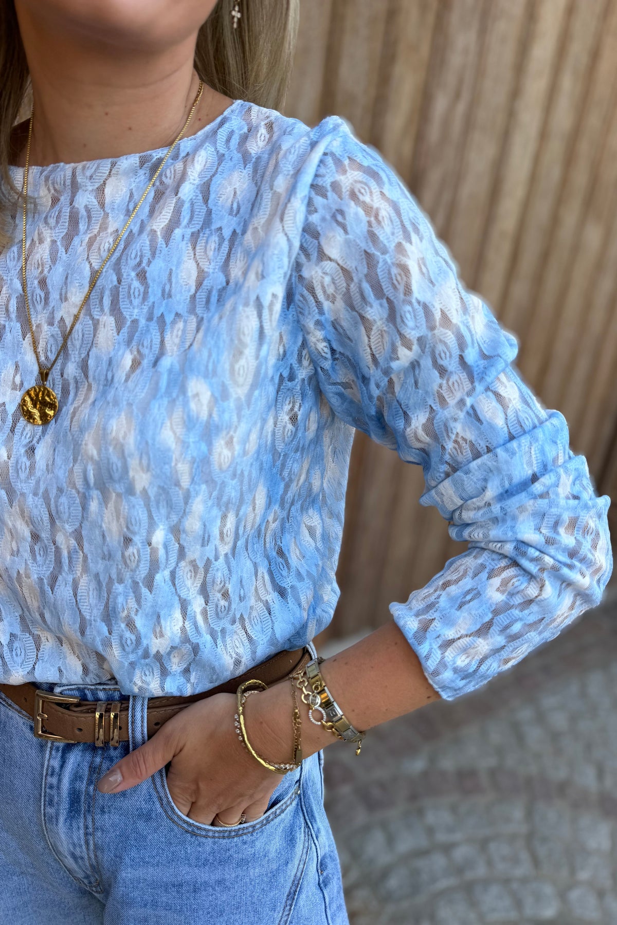 Juno Top blauw