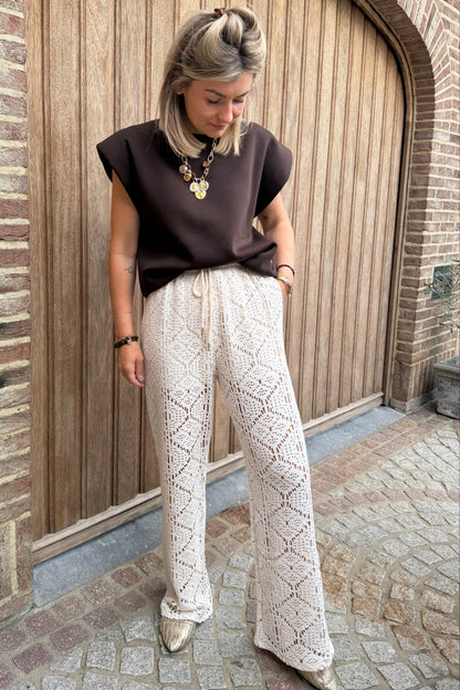 Macramé broek