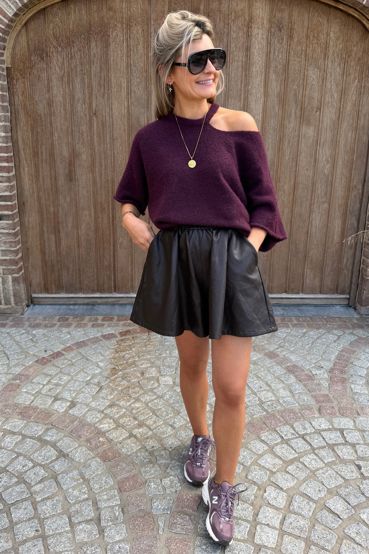 Sue knit (Plum)