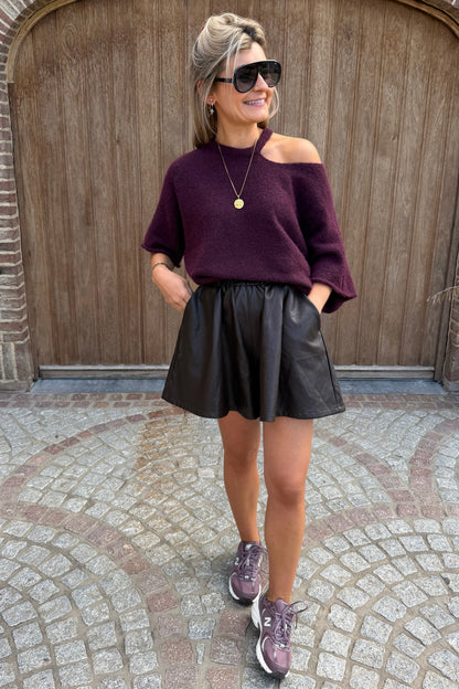 Sue knit (Plum)
